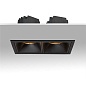 ART-SQ-180x2 LED светильник встраиваемый полуповоротный Downlight   -  Встраиваемые светильники 